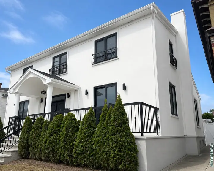 Transformed home exterior