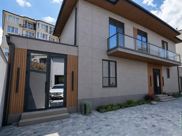 Transformed home exterior