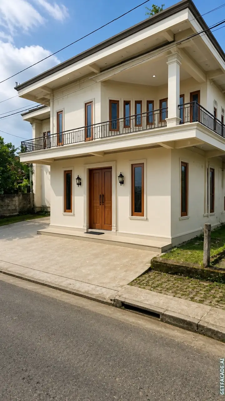 Eksterior rumah setelah diubah