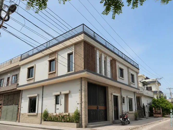 Eksterior rumah setelah diubah
