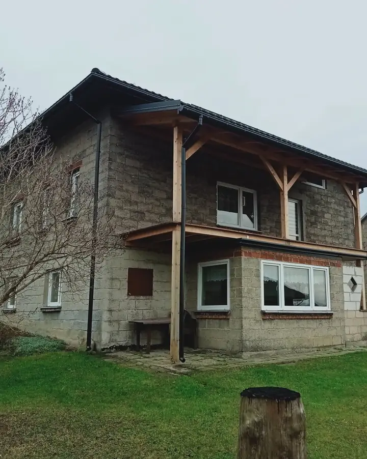 Oryginalna elewacja domu
