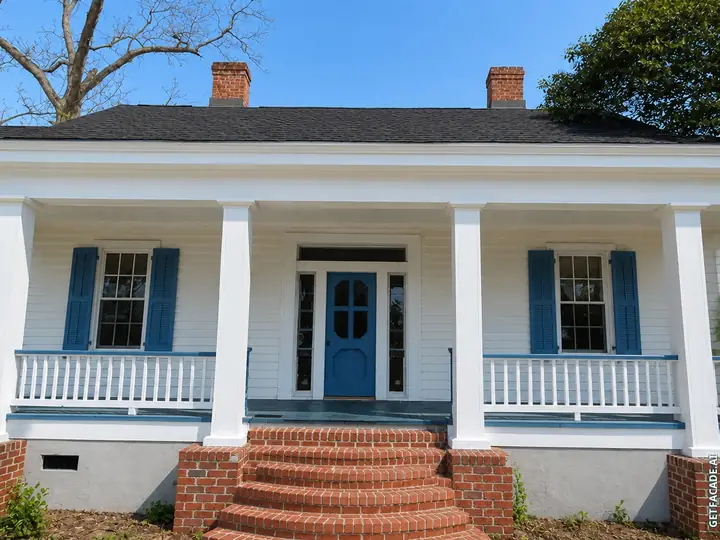 Transformed home exterior