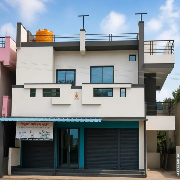 Eksterior rumah setelah diubah