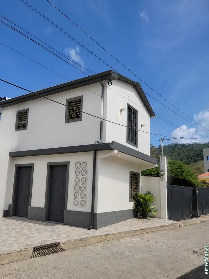 Exterior da casa transformado