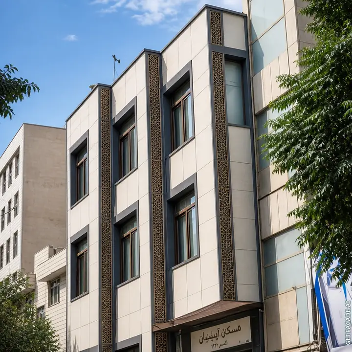 Elewacja domu przekształcona