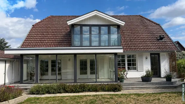 Husets forvandlede eksteriør