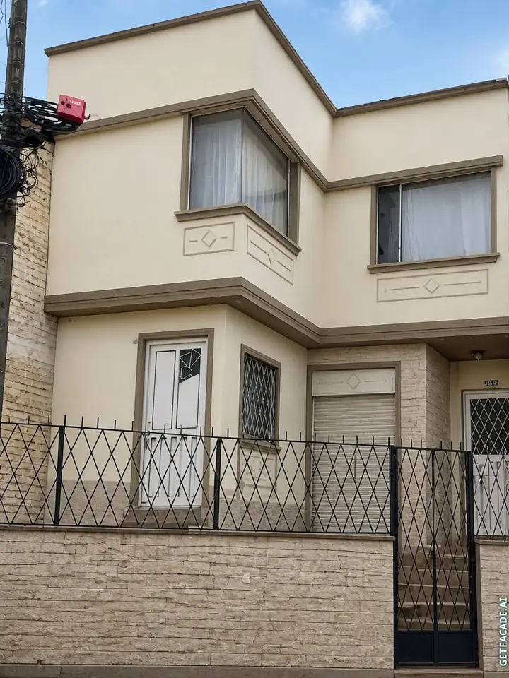 Exterior de la casa transformado