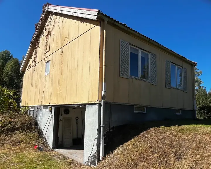 Husets opprinnelige eksteriør