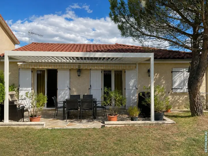 Exterior da casa transformado