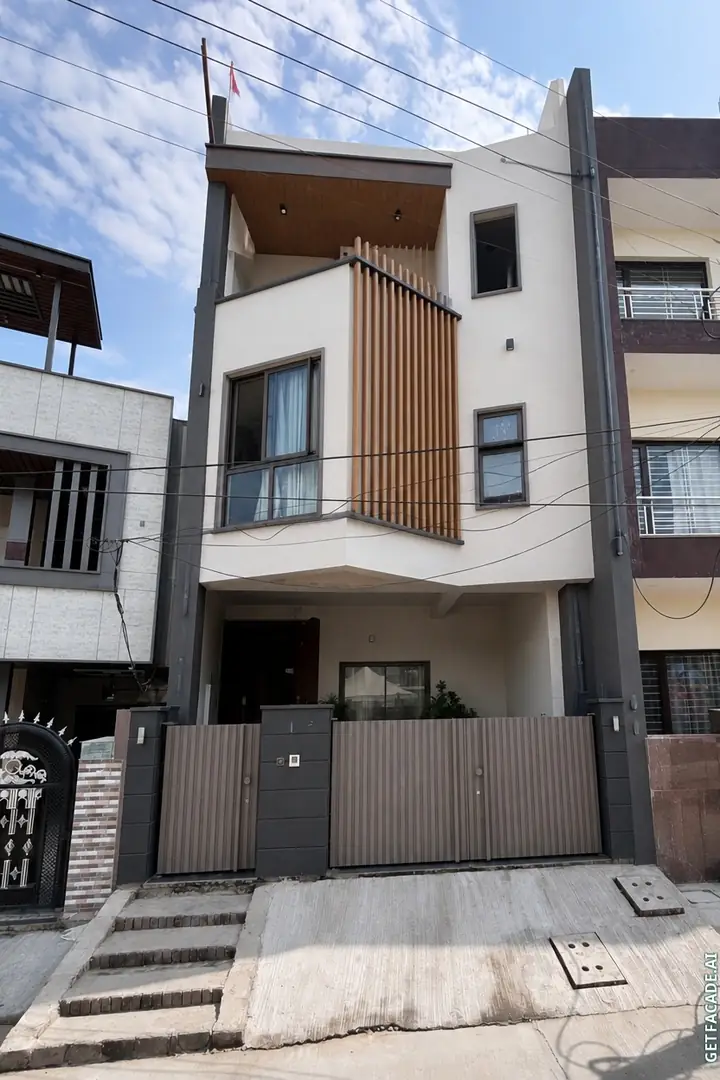 Eksterior rumah setelah diubah