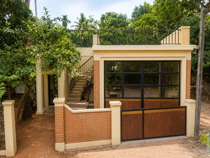 Eksterior rumah setelah diubah